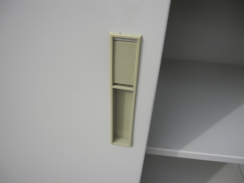 上下書庫セット　ニューグレー　鍵あり　880ｘ400ｘ1860