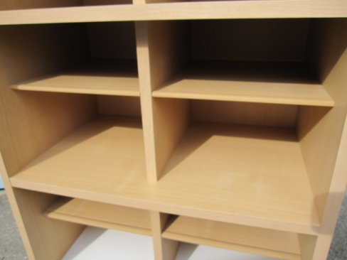 木製シューズボックス　２列３段　550ｘ350ｘ900