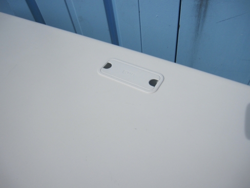 事務机　平デスク　ホワイト　1200ｘ700ｘ700　プラス製