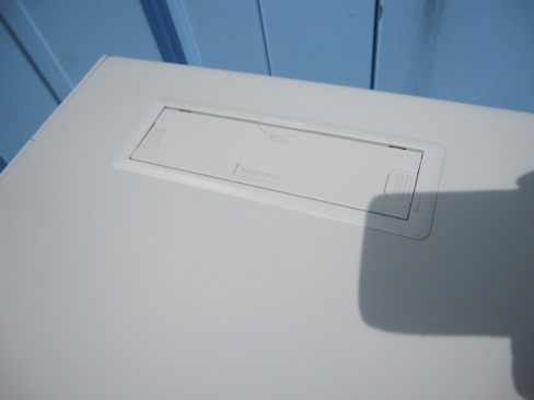 事務机　片袖デスク　鍵あり　1000ｘ700ｘ700　ニューグレー　ナイキ製