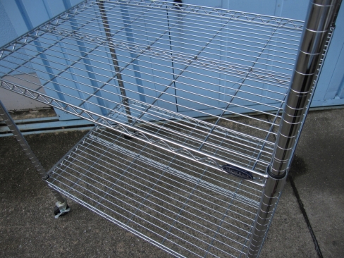 メタルラック　900ｘ600ｘ1870　キャスター付き