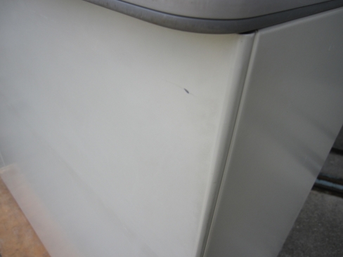 受付カウンター　ニューグレー　ナイキ製　1500ｘ450ｘ950