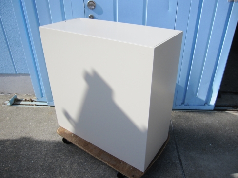 ３列浅型８段深型５段クリアケース　880ｘ400ｘ880　コクヨ製　S-A333F1N　天板へこみあり