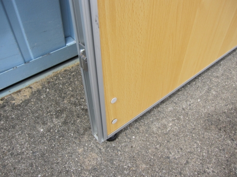 パーテーション　パネルのみ　木目チーク　900ｘ1800　カグクロ製