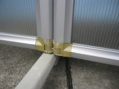 3連パーテーション　半透明　900+1200+900ｘ1830