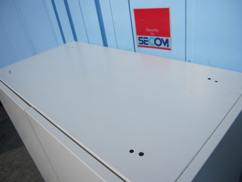 両開き書庫　ホワイト　鍵あり　900ｘ450ｘ1100　イトーキ製