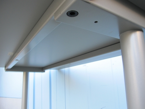 会議テーブル　T字脚　1200ｘ750ｘ700　木目チーク