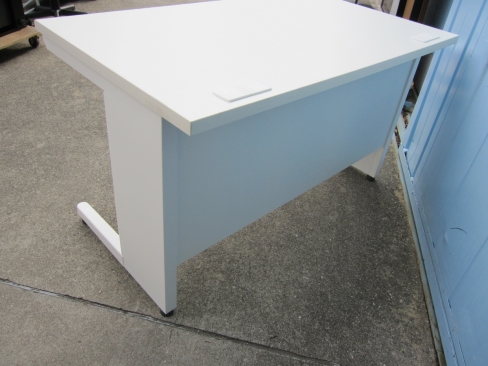 事務机　ホワイト　平デスク　1200ｘ700ｘ700