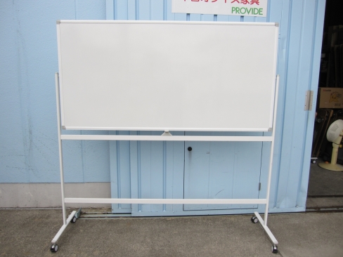 脚付両面ホワイトボード　ホーロー　1900ｘ1800　