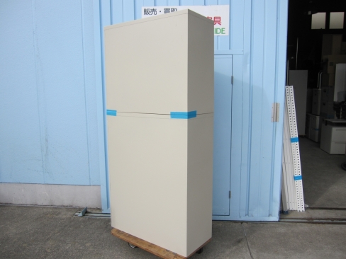 特価！　上下書庫セット　鍵無し　ニューグレー　880ｘ400ｘ1860