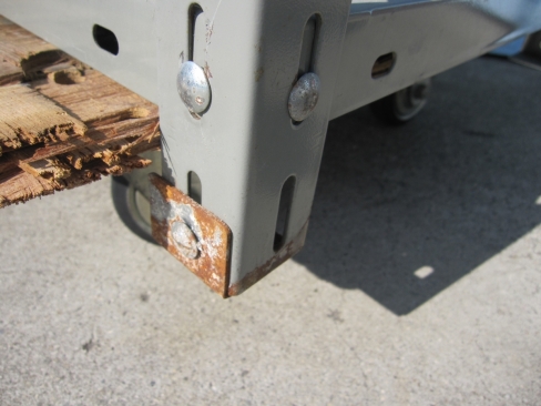 特価！　フルボルトラック　880ｘ455ｘ2100　ニューグレー