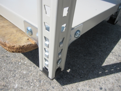 セミボルトレスラック　ニューグレー　890ｘ465ｘ1800