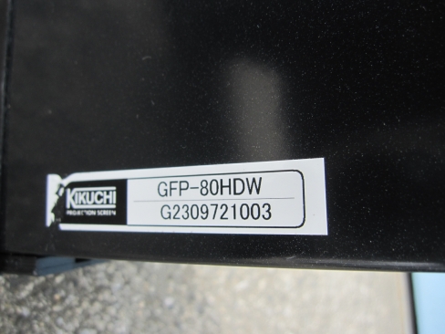 80インチ　スクリーン　キクチ　GFP-80HDW