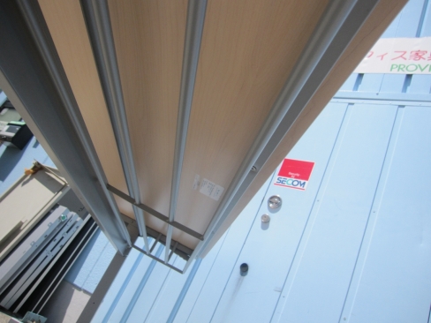 スタックテーブル　1800ｘ600ｘ700　木目チーク　会議テーブル