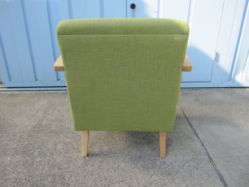 1人用ソファ　グリーン　610ｘ600ｘ700ｘＳＨ３９０