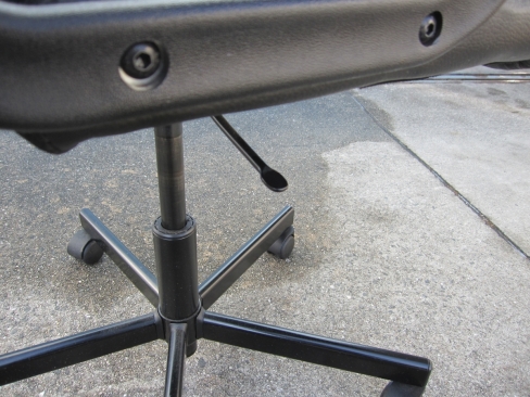 特価！　事務イス　イケア製　ブラック　肘あり　ハイバック