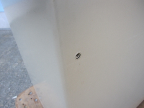 3段脇机　鍵あり　ニューグレー　プラス製　400ｘ700ｘ700