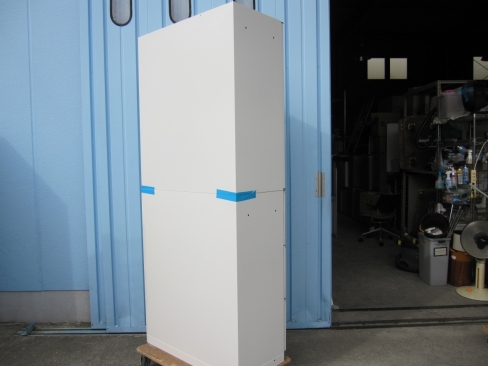 上下書庫セット　ホワイト　鍵あり　900ｘ450ｘ2140　イトーキ製シンライン