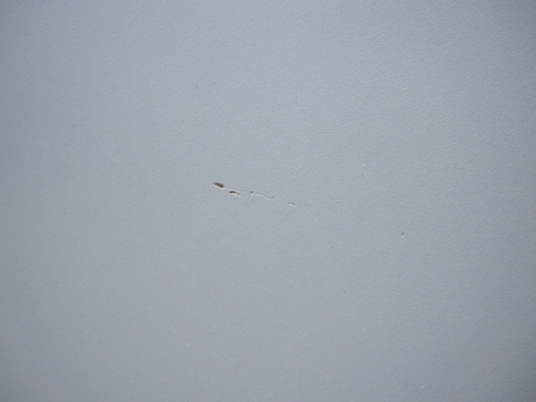 特価！　会議用テーブル　ホワイト　1500ｘ450ｘ700　スタックテーブル　天板傷あり