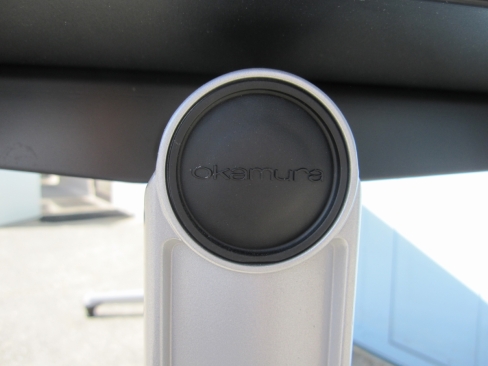 会議テーブル　Ｔ字脚　ホワイト　1500ｘ750ｘ720　オカムラ製