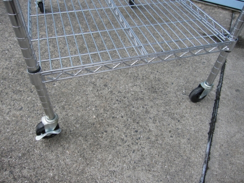 メタルラック　900ｘ600ｘ1870　キャスター付き