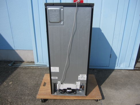 ２ドア冷蔵庫　2023年製　アクア　AQR-14N(S)　ブラック　495ｘ573ｘ1193