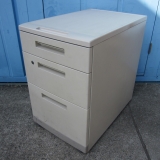 3段ワゴン 鍵あり ニューグレー コクヨ製MX 400x600x610