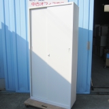 引違い書庫 鍵あり ホワイト 880x380x1860