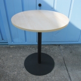 丸テーブル 木目チーク φ600 H700