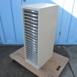 1列20段クリアケース 280x400x880 ニューグレー