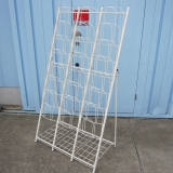 3列7段カタログスタンド 780x450x1420 ホワイト