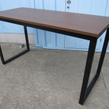 ハイテーブル 1800x750x1000 木目ダークブラウン カウンターテーブル