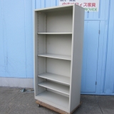 オープン書庫 ニューグレー 880x400x1850 プラス製