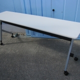 会議テーブル スタックテーブル ホワイト 1800x450x720 イトーキ製 THP-184X1-W9