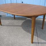 ダイニングテーブル エクステンションテーブル 1100~1700x1100x720 定価13万円程度