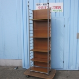 突っ張りラック 背板付き 600x310x2080~2880