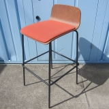 特価! カウンターチェア ハイチェア オレンジ イトーキ製 KLL-123C-TTD4
