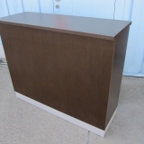特価! 受付カウンター 1200x450x1000 ダークブラウン ハイカウンター