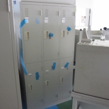 6人用ロッカー 鍵あり ニューグレー 900x515x1790