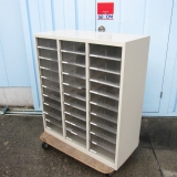 特価! 3列10段深型クリアケース 860x380x980