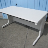 事務机 平デスク ホワイト 1400x700x700 プラス製