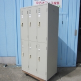 6人用ロッカー 鍵あり ニューグレー 900x515x1790