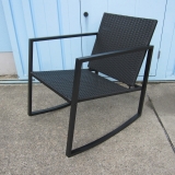 ロッキングチェア 580x750x780xSH380 ブラック