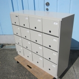 16人用シューズロッカー ニューグレー コクヨ製 1000x350x900